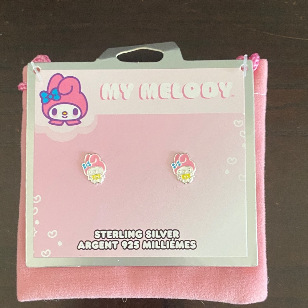 My Melody Sterling Silver Earrings